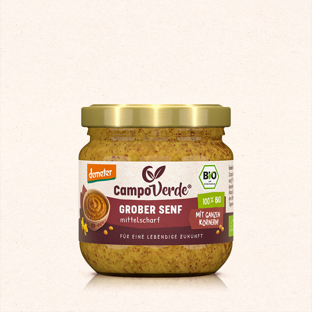 Grober Senf, mittelscharf