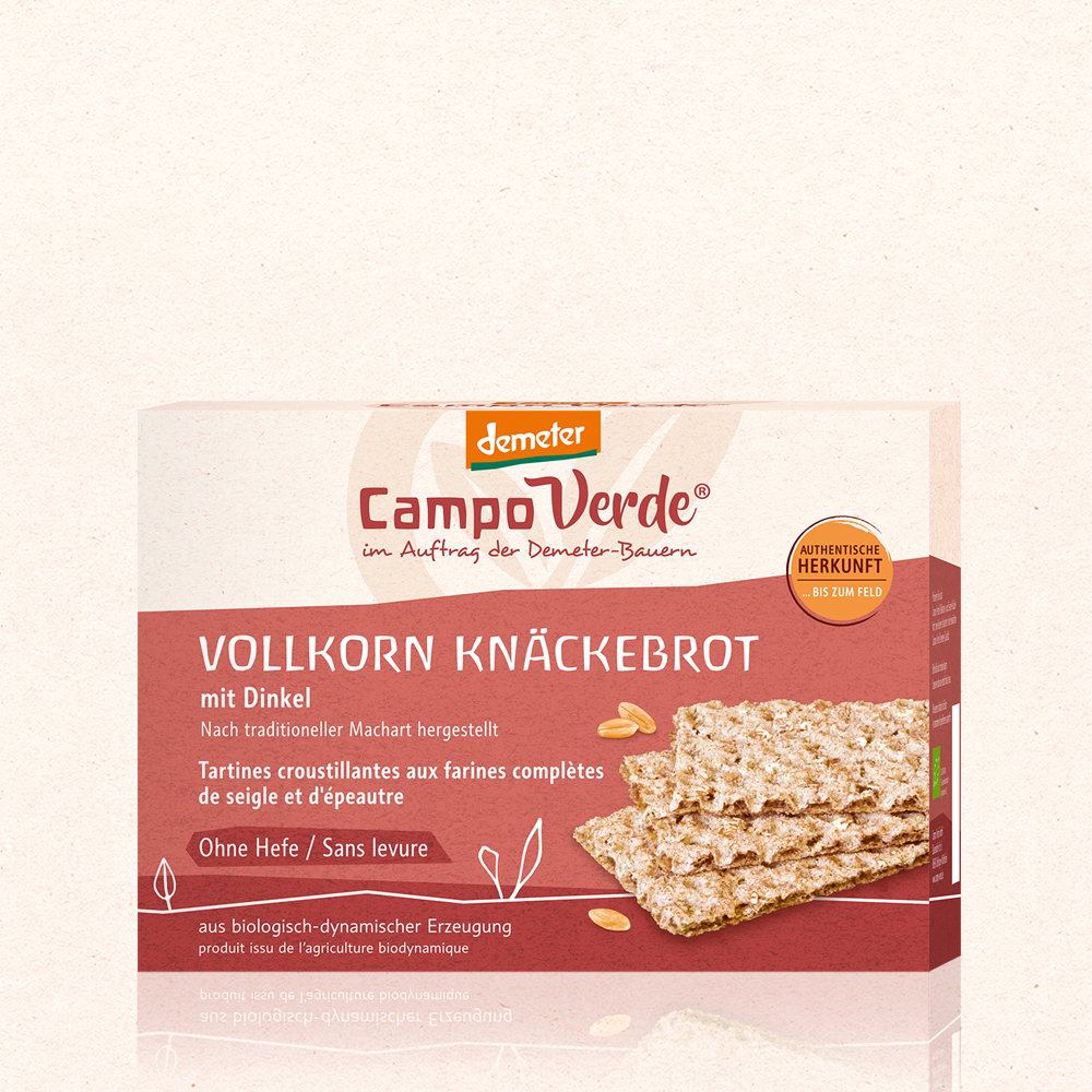 Vollkorn Knäckebrot mit Dinkel