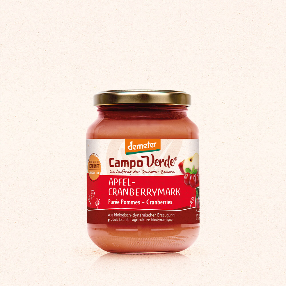 Apfel-Cranberrymark